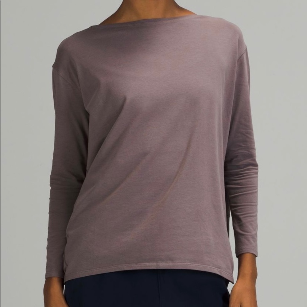 LULULEMON ATHLETICA BACK IN ACTION TOP SIZE 10